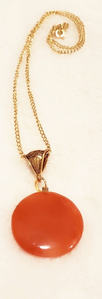 Crystal Healing Necklace ~ Carnelian